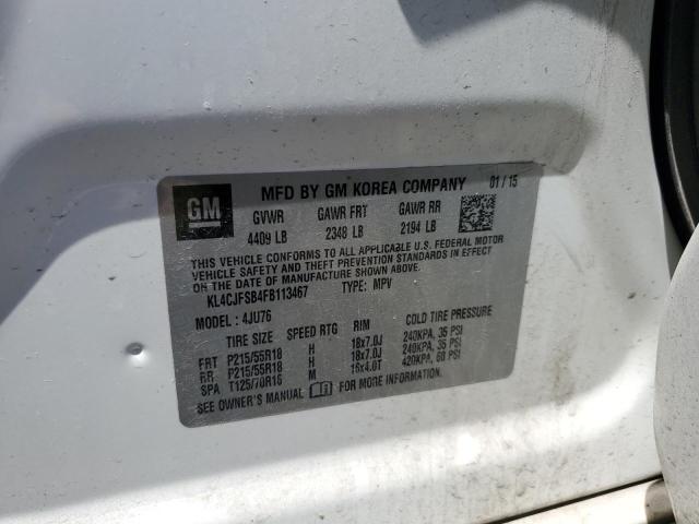 Photo 11 VIN: KL4CJFSB4FB113467 - BUICK ENCORE CON 