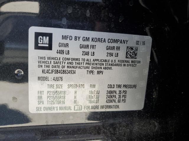 Photo 12 VIN: KL4CJFSB4GB634934 - BUICK ENCORE CON 