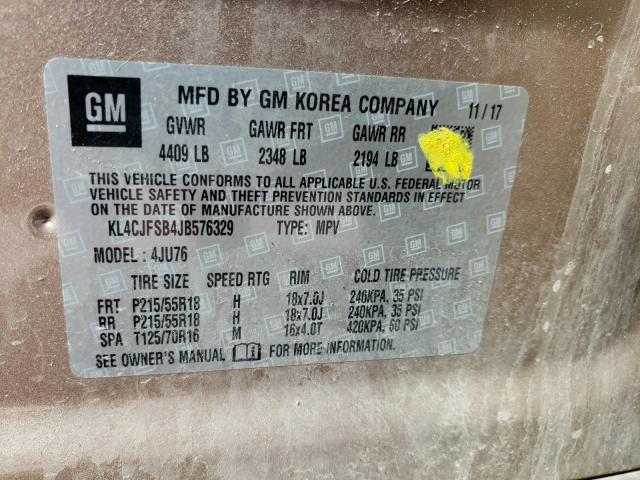 Photo 9 VIN: KL4CJFSB4JB576329 - BUICK ENCORE PRE 