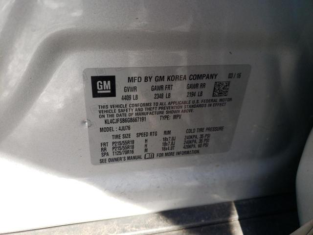 Photo 11 VIN: KL4CJFSB6GB667191 - BUICK ENCORE 