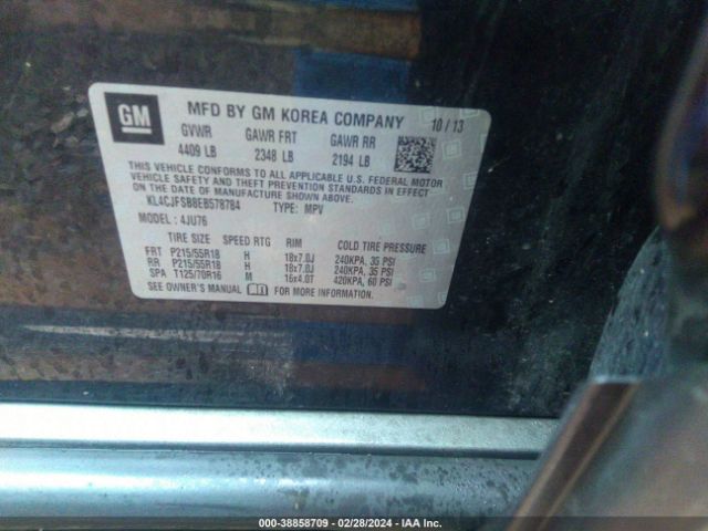 Photo 8 VIN: KL4CJFSB8EB578784 - BUICK ENCORE 