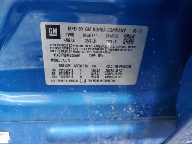 Photo 12 VIN: KL4CJFSBXFB266967 - BUICK ENCORE 