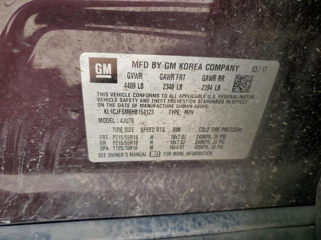 Photo 11 VIN: KL4CJFSM6HB154123 - BUICK ENCORE PRE 