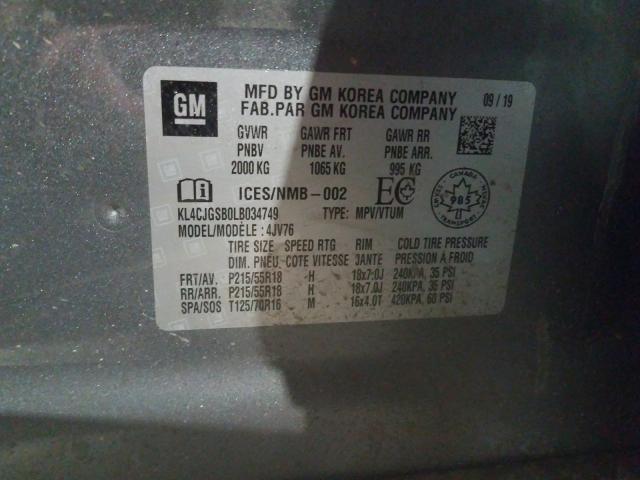 Photo 9 VIN: KL4CJGSB0LB034749 - BUICK ENCORE ESS 