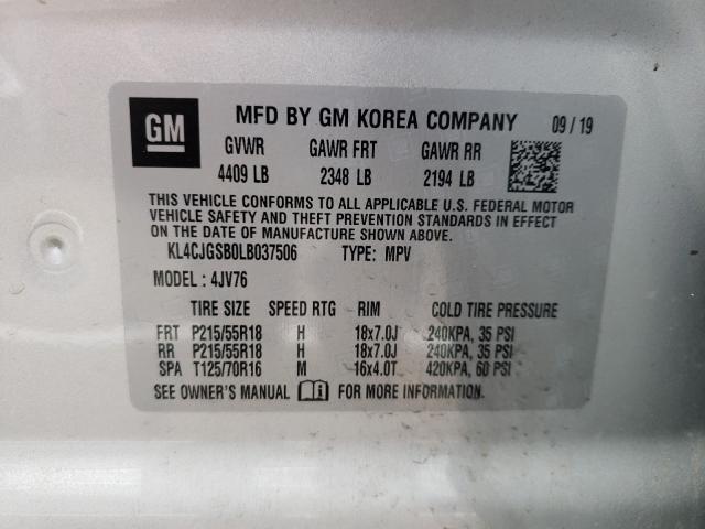 Photo 9 VIN: KL4CJGSB0LB037506 - BUICK ENCORE ESS 