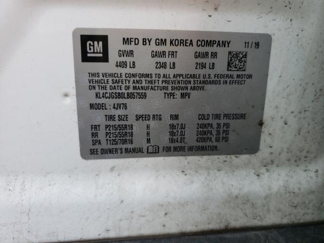 Photo 9 VIN: KL4CJGSB0LB057559 - BUICK ENCORE ESS 