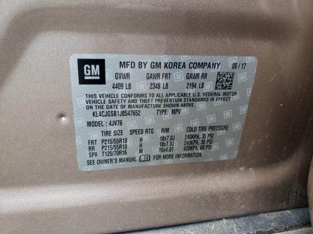 Photo 9 VIN: KL4CJGSB1JB547652 - BUICK ENCORE ESS 