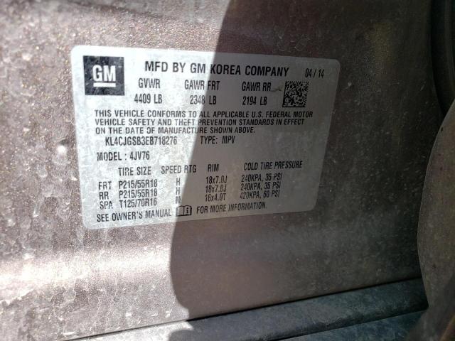 Photo 13 VIN: KL4CJGSB3EB718276 - BUICK ENCORE 