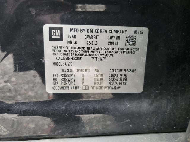 Photo 12 VIN: KL4CJGSB3FB238031 - BUICK ENCORE 