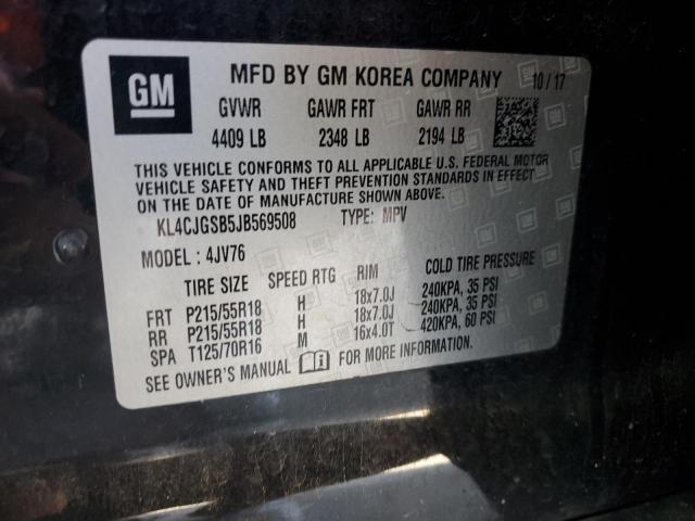 Photo 12 VIN: KL4CJGSB5JB569508 - BUICK ENCORE ESS 