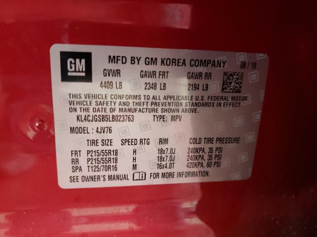 Photo 9 VIN: KL4CJGSB5LB023763 - BUICK ENCORE ESS 