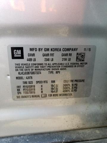 Photo 12 VIN: KL4CJGSB7GB573374 - BUICK ENCORE 