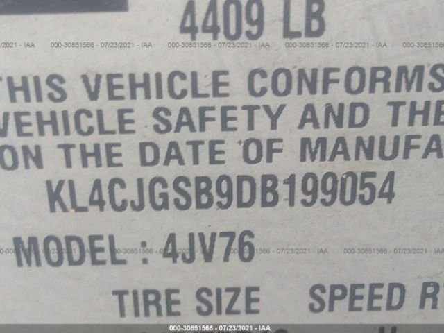 Photo 8 VIN: KL4CJGSB9DB199054 - BUICK ENCORE 