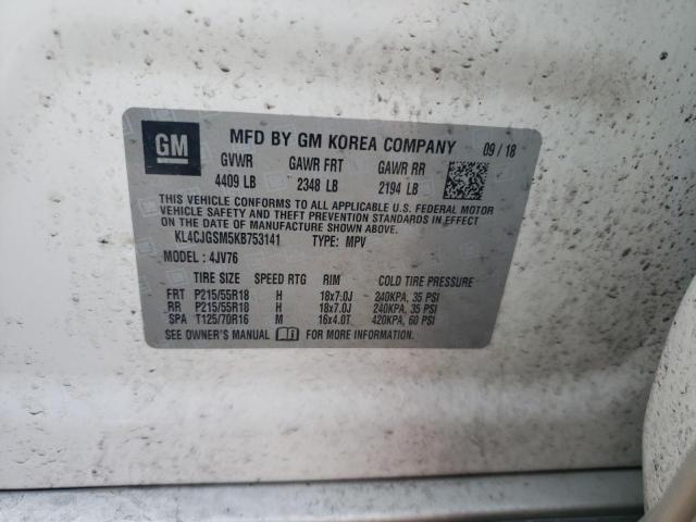 Photo 11 VIN: KL4CJGSM5KB753141 - BUICK ENCORE ESS 