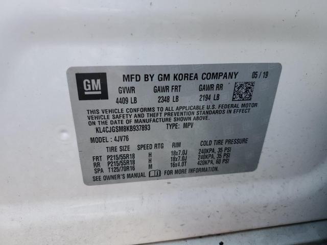 Photo 11 VIN: KL4CJGSM8KB937893 - BUICK ENCORE ESS 