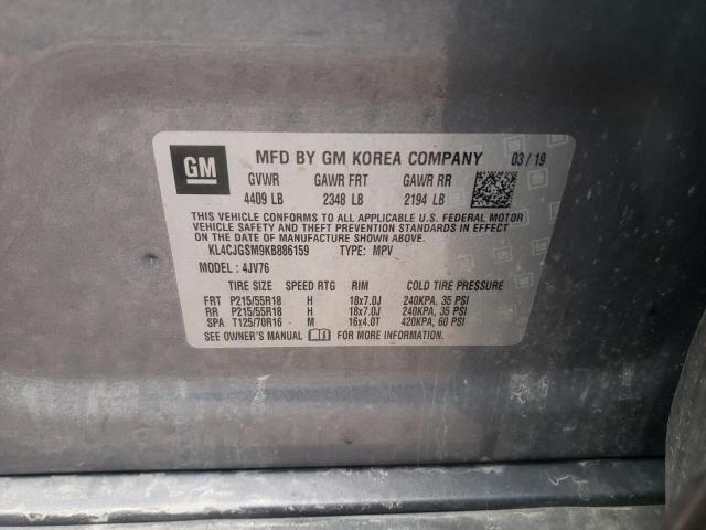 Photo 9 VIN: KL4CJGSM9KB886159 - BUICK ENCORE 