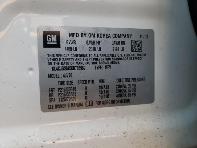 Photo 11 VIN: KL4CJGSMXKB785969 - BUICK ENCORE 