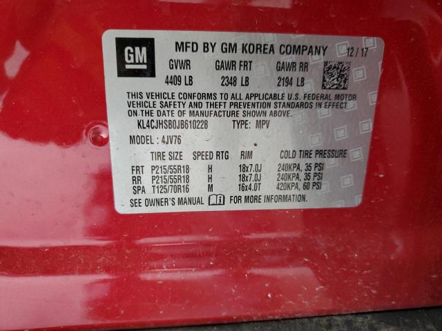 Photo 12 VIN: KL4CJHSB0JB610228 - BUICK ENCORE 