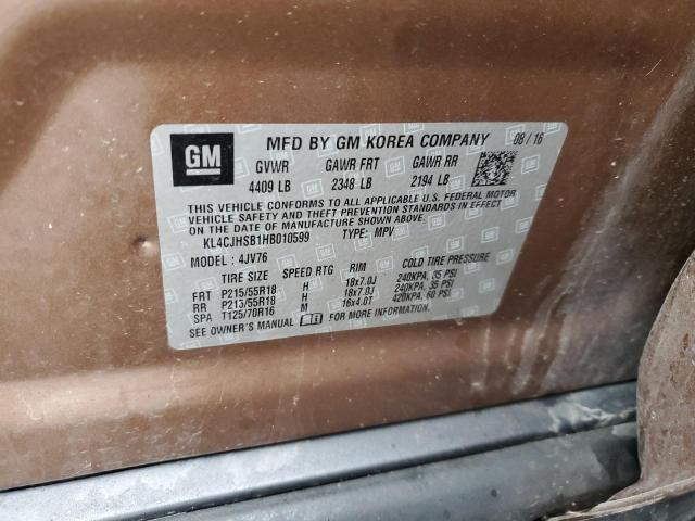 Photo 11 VIN: KL4CJHSB1HB010599 - BUICK ENCORE 