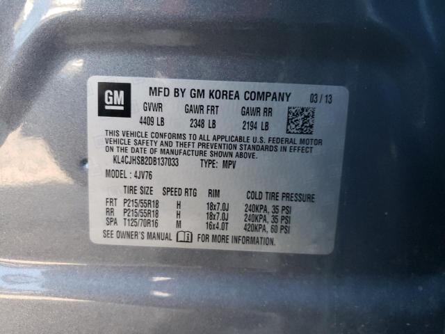 Photo 12 VIN: KL4CJHSB2DB137033 - BUICK ENCORE 