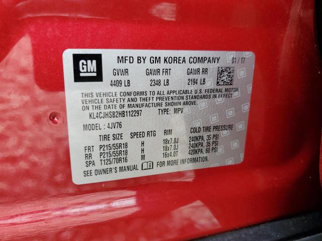 Photo 11 VIN: KL4CJHSB2HB112297 - BUICK ENCORE PRE 