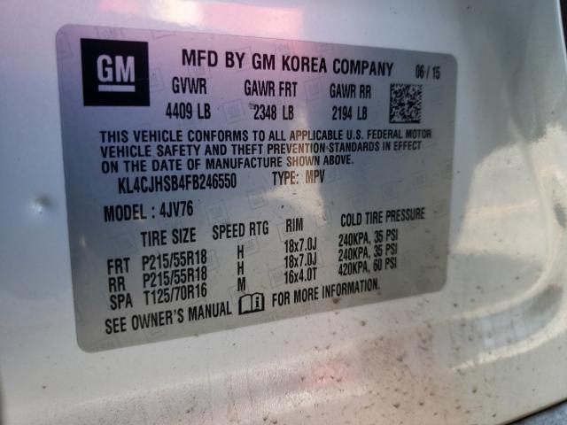 Photo 9 VIN: KL4CJHSB4FB246550 - BUICK ENCORE PRE 