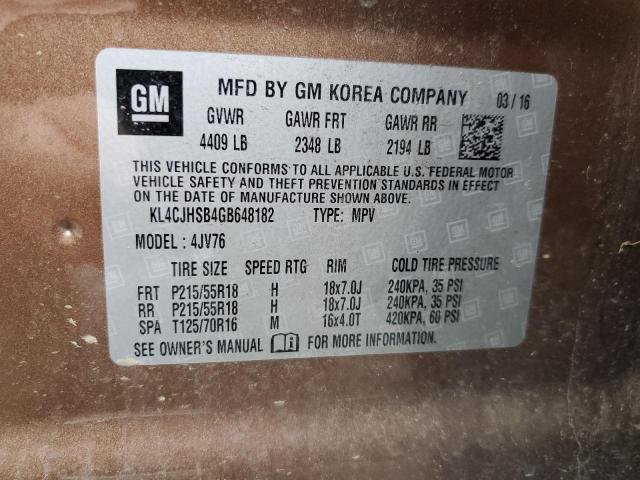 Photo 12 VIN: KL4CJHSB4GB648182 - BUICK ENCORE PRE 