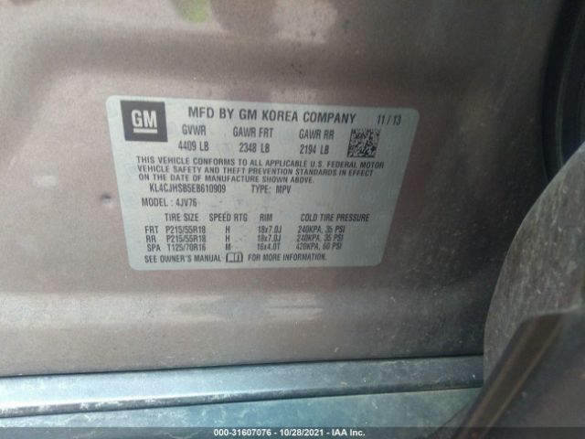 Photo 8 VIN: KL4CJHSB5EB610909 - BUICK ENCORE 