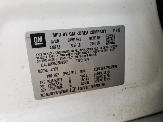 Photo 9 VIN: KL4CJHSB6DB068542 - BUICK ENCORE PRE 