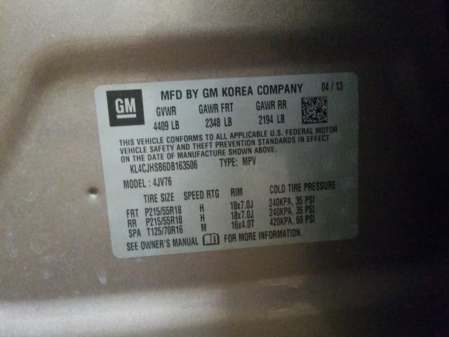 Photo 9 VIN: KL4CJHSB6DB163506 - BUICK ENCORE PRE 