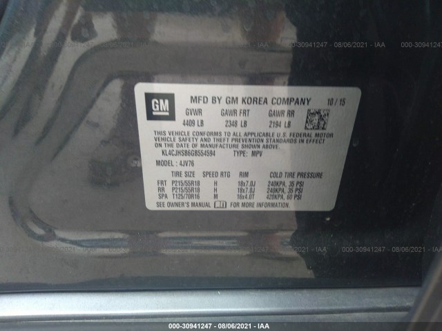 Photo 8 VIN: KL4CJHSB6GB554594 - BUICK ENCORE 