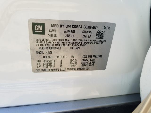 Photo 9 VIN: KL4CJHSB6GB626359 - BUICK ENCORE PRE 