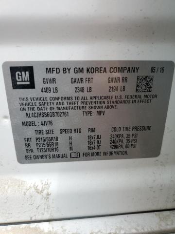 Photo 12 VIN: KL4CJHSB6GB702761 - BUICK ENCORE PRE 