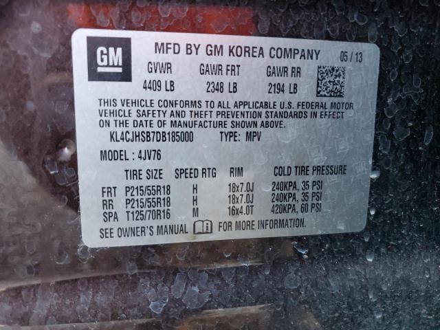 Photo 12 VIN: KL4CJHSB7DB185000 - BUICK ENCORE PRE 