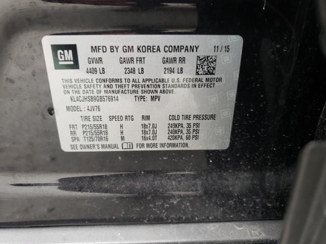 Photo 9 VIN: KL4CJHSB9GB576914 - BUICK ENCORE PRE 