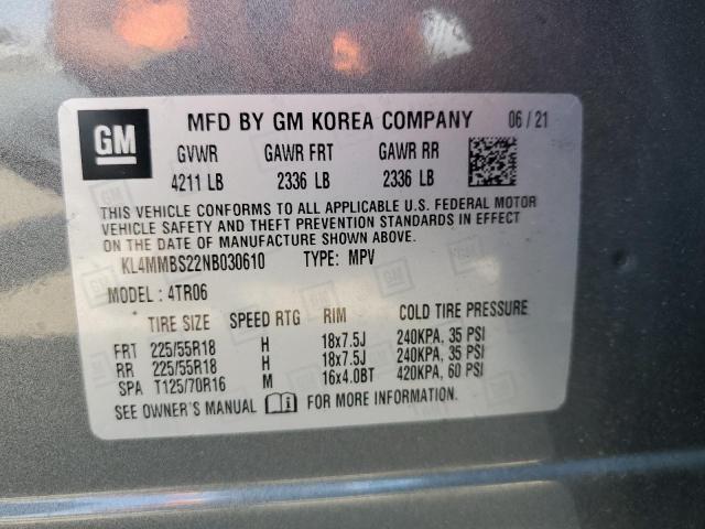 Photo 12 VIN: KL4MMBS22NB030610 - BUICK ENCORE 