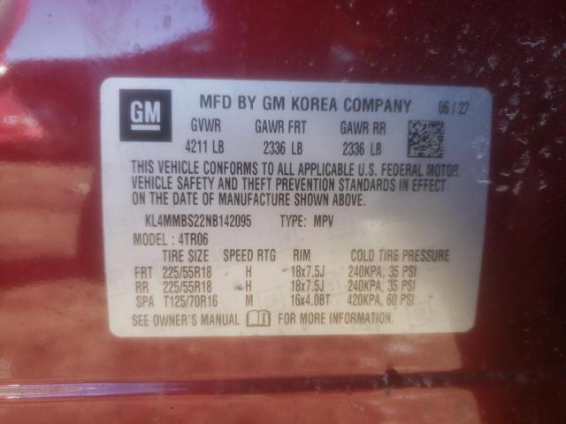 Photo 12 VIN: KL4MMBS22NB142095 - BUICK ENCORE GX 