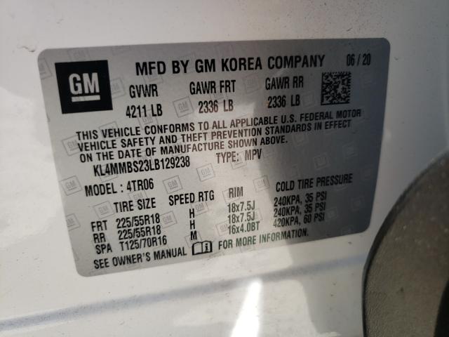 Photo 9 VIN: KL4MMBS23LB129238 - BUICK ENCORE GX 