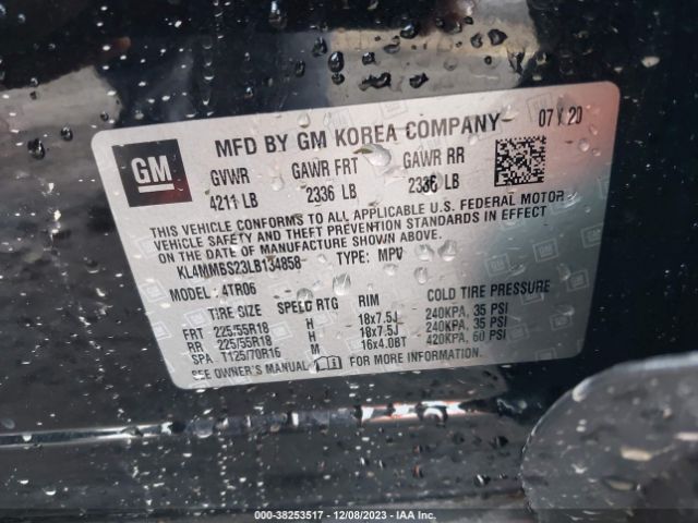 Photo 8 VIN: KL4MMBS23LB134858 - BUICK ENCORE GX 