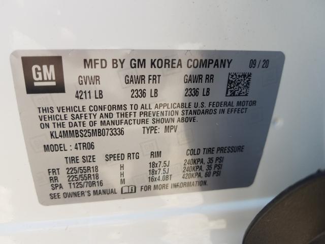 Photo 9 VIN: KL4MMBS25MB073336 - BUICK ENCORE GX 