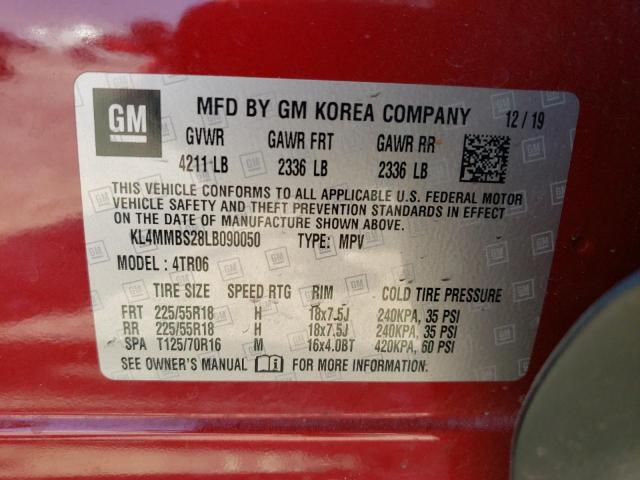 Photo 12 VIN: KL4MMBS28LB090050 - BUICK ENCORE GX 