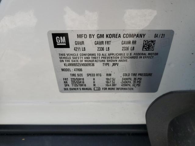 Photo 11 VIN: KL4MMBS2XNB009536 - BUICK ENCORE 