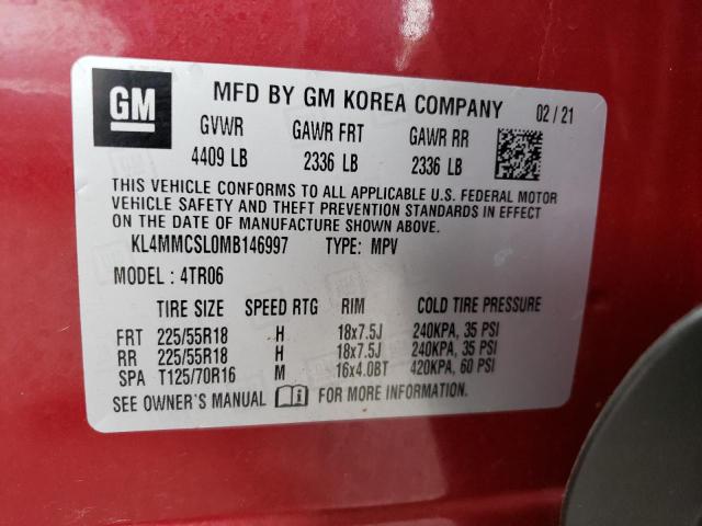 Photo 11 VIN: KL4MMCSL0MB146997 - BUICK ENCORE GX 