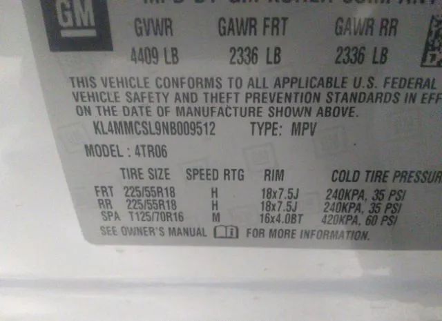 Photo 8 VIN: KL4MMCSL9NB009512 - BUICK ENCORE GX 