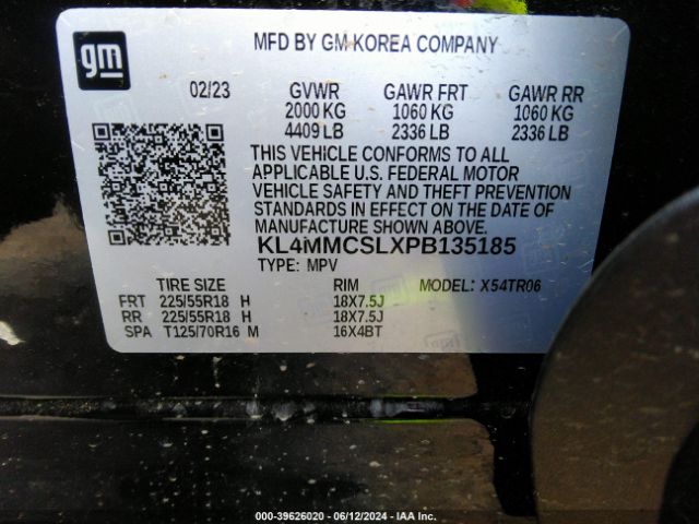 Photo 8 VIN: KL4MMCSLXPB135185 - BUICK ENCORE GX 