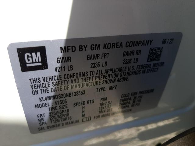 Photo 13 VIN: KL4MMDS20NB133553 - BUICK ENCORE GX 