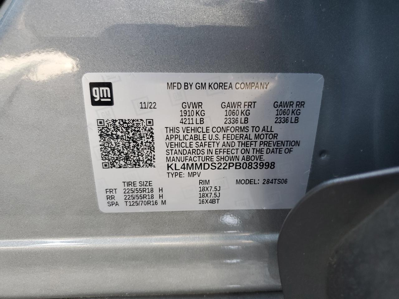 Photo 12 VIN: KL4MMDS22PB083998 - BUICK ENCORE 