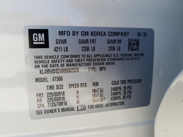 Photo 9 VIN: KL4MMDS24MB062520 - BUICK ENCORE GX 