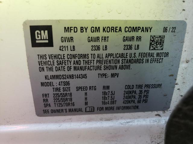 Photo 11 VIN: KL4MMDS24NB144345 - BUICK ENCORE GX 