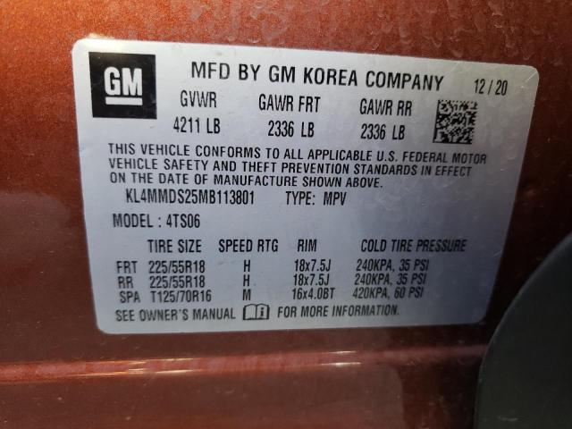 Photo 9 VIN: KL4MMDS25MB113801 - BUICK ENCORE GX 